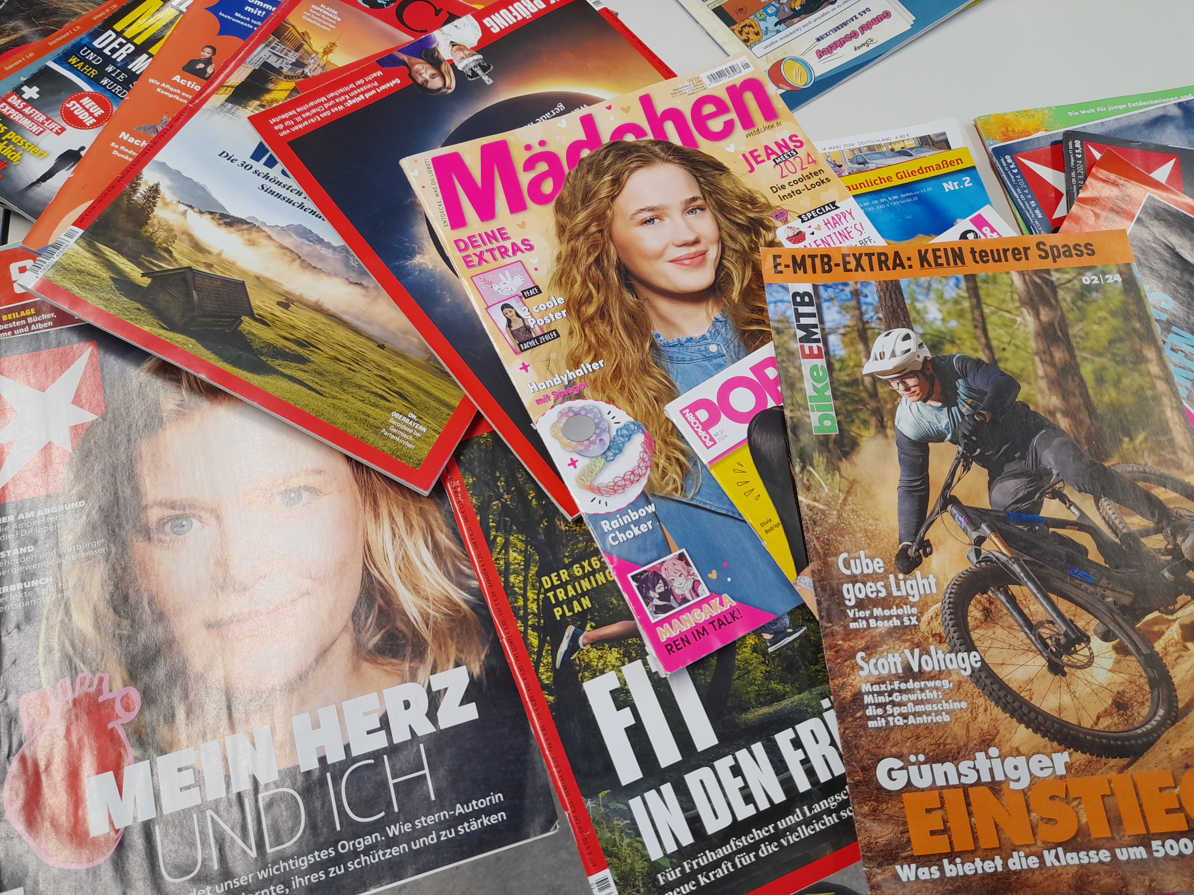 Zeitschriften in der Schule