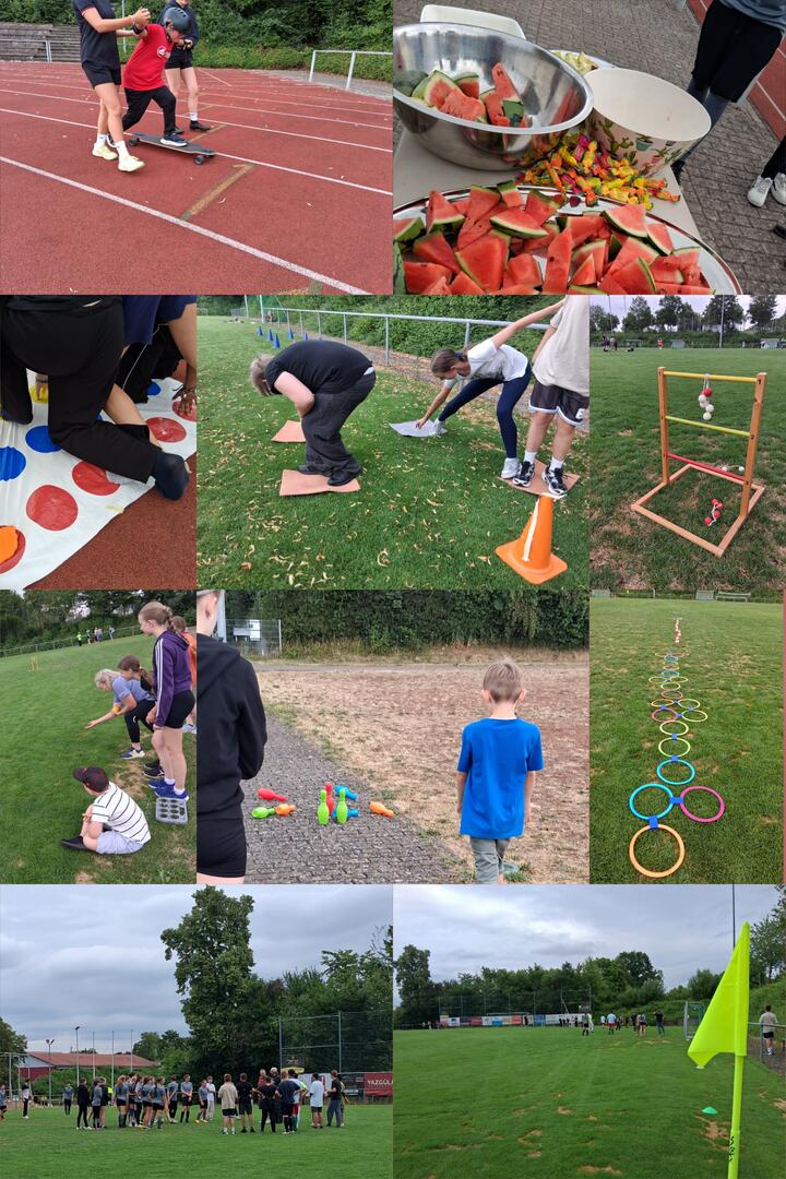 fußballturnier und Sporttag